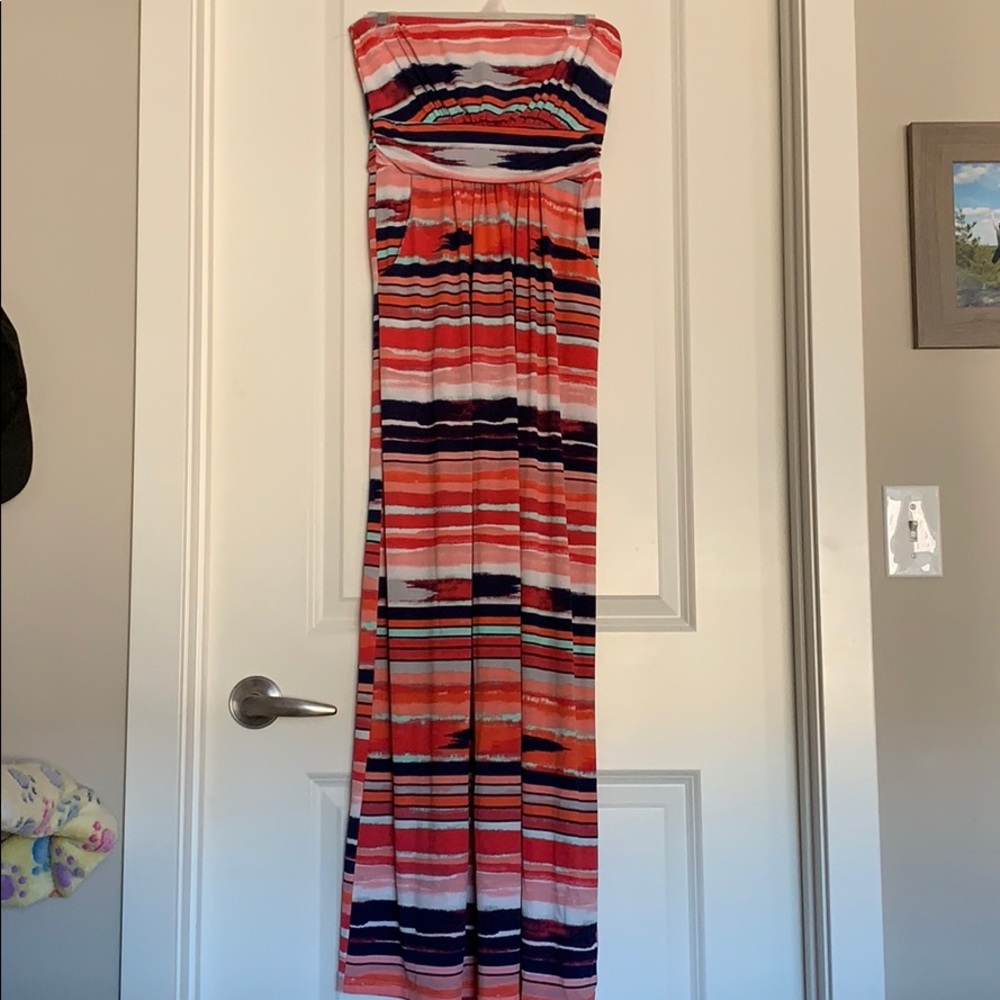 Colourful maxi dress
